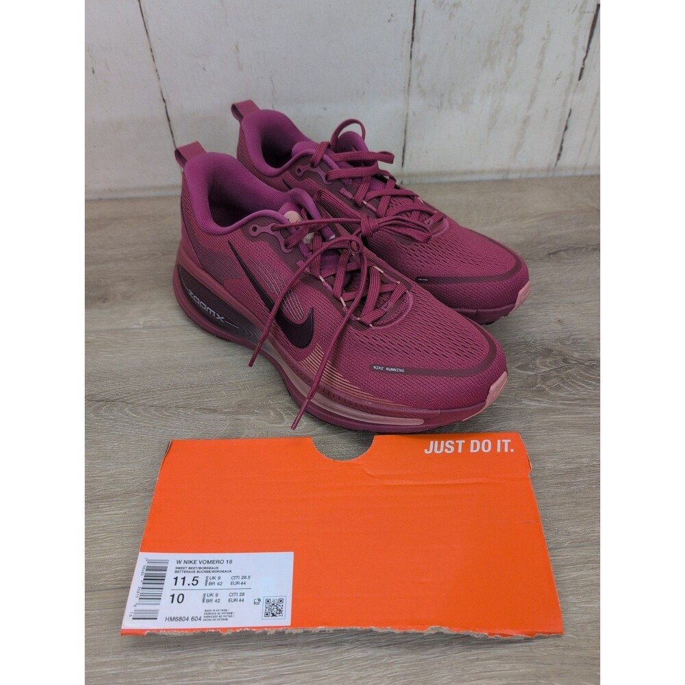 Nike Women's Size 11.5 Vomero 18 (HM6804 604) Sweet Beet Running Sneakers New